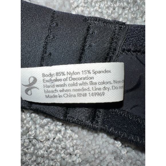 34DD Lively Bra Wireless All Day Deep V Plunge Mesh Smoothing Sides No Wire - Picture 7 of 7